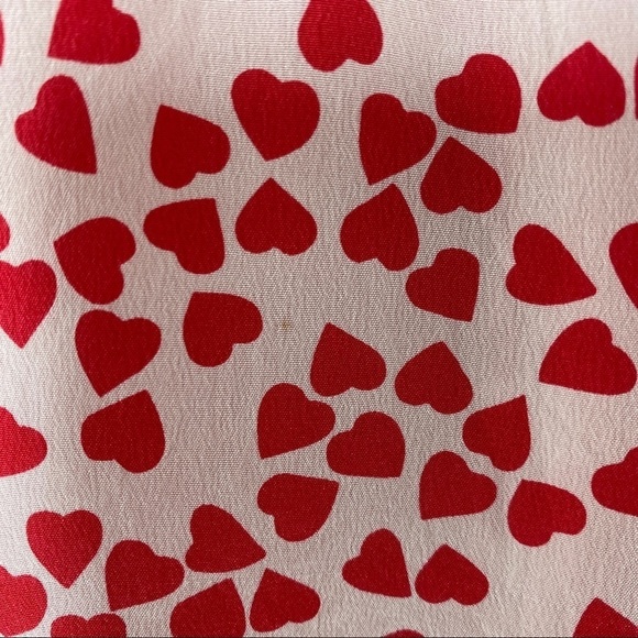 Equipment Lyle Silk Heart Print Sleeveless Top - Picture 6 of 6